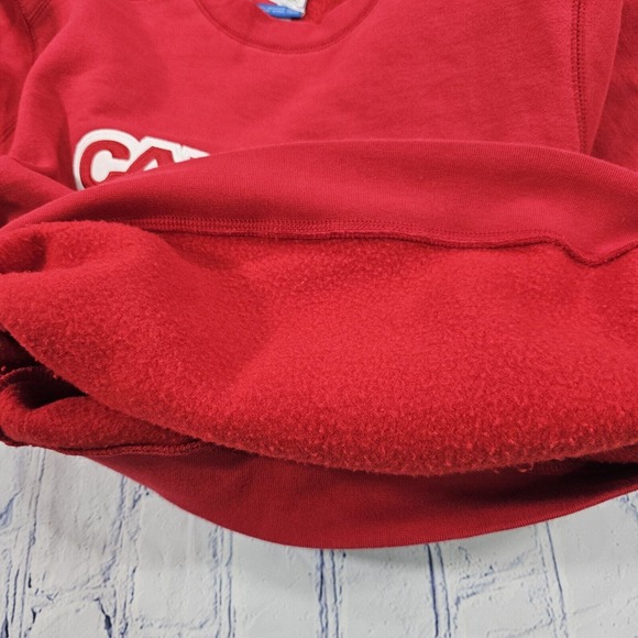 HBC 2005 Official Team Canada Olympic Red Y2K Sweatshirt BOYS SIZE 10/12 - Picture 11 of 14